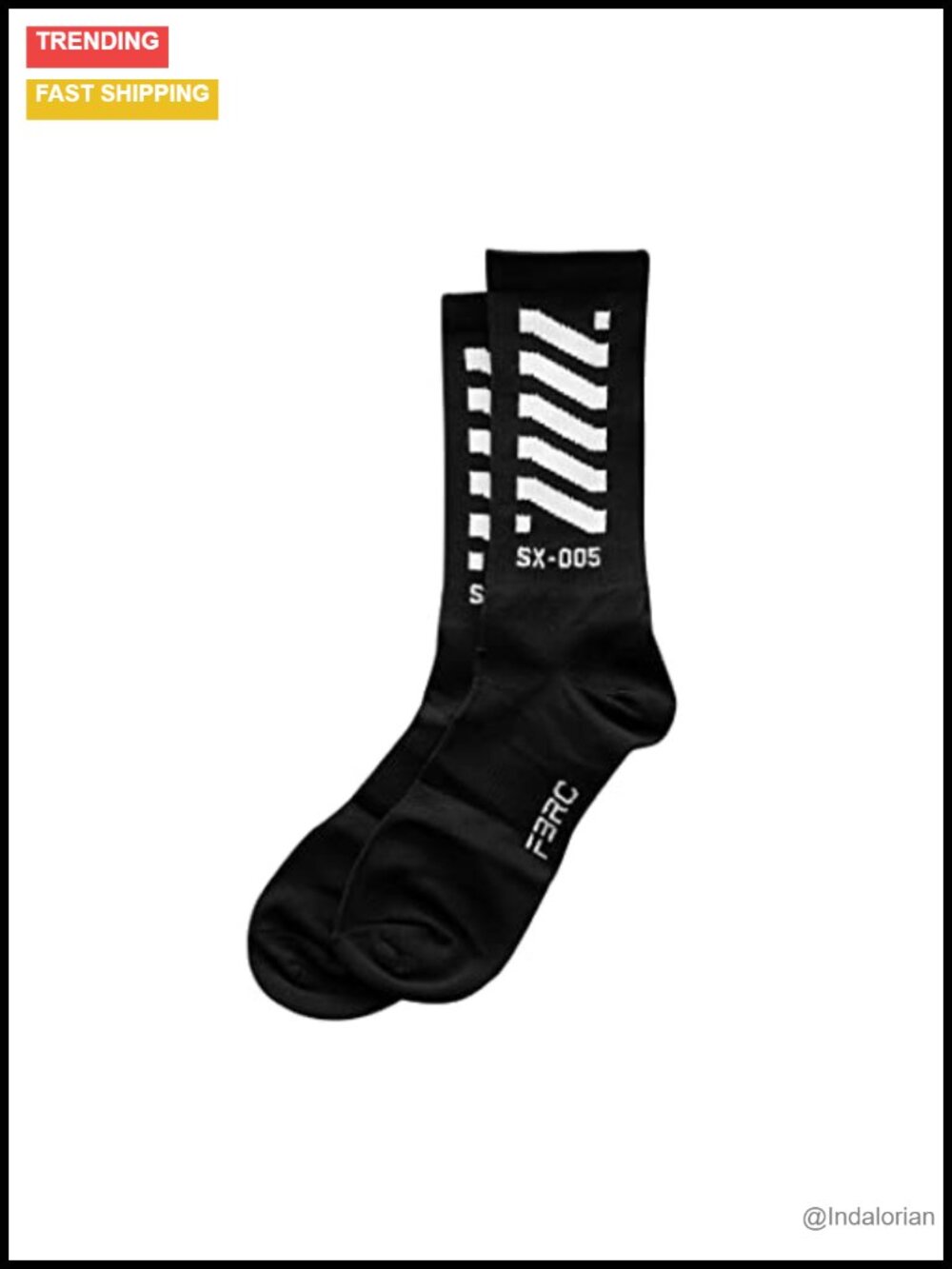 Boys Graphic Crew Socks Breathable Anti-Lint Casual